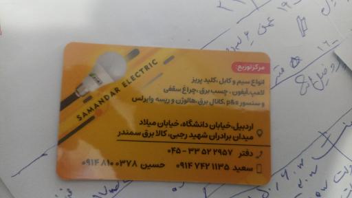 عکس کالا برق سمندر 