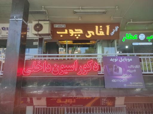 عکس آقای چوب