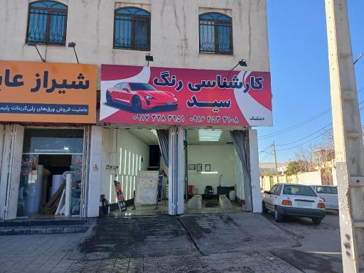عکس کارشناسی رنگ اتومبیل سید