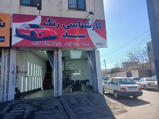 عکس کارشناسی رنگ اتومبیل سید