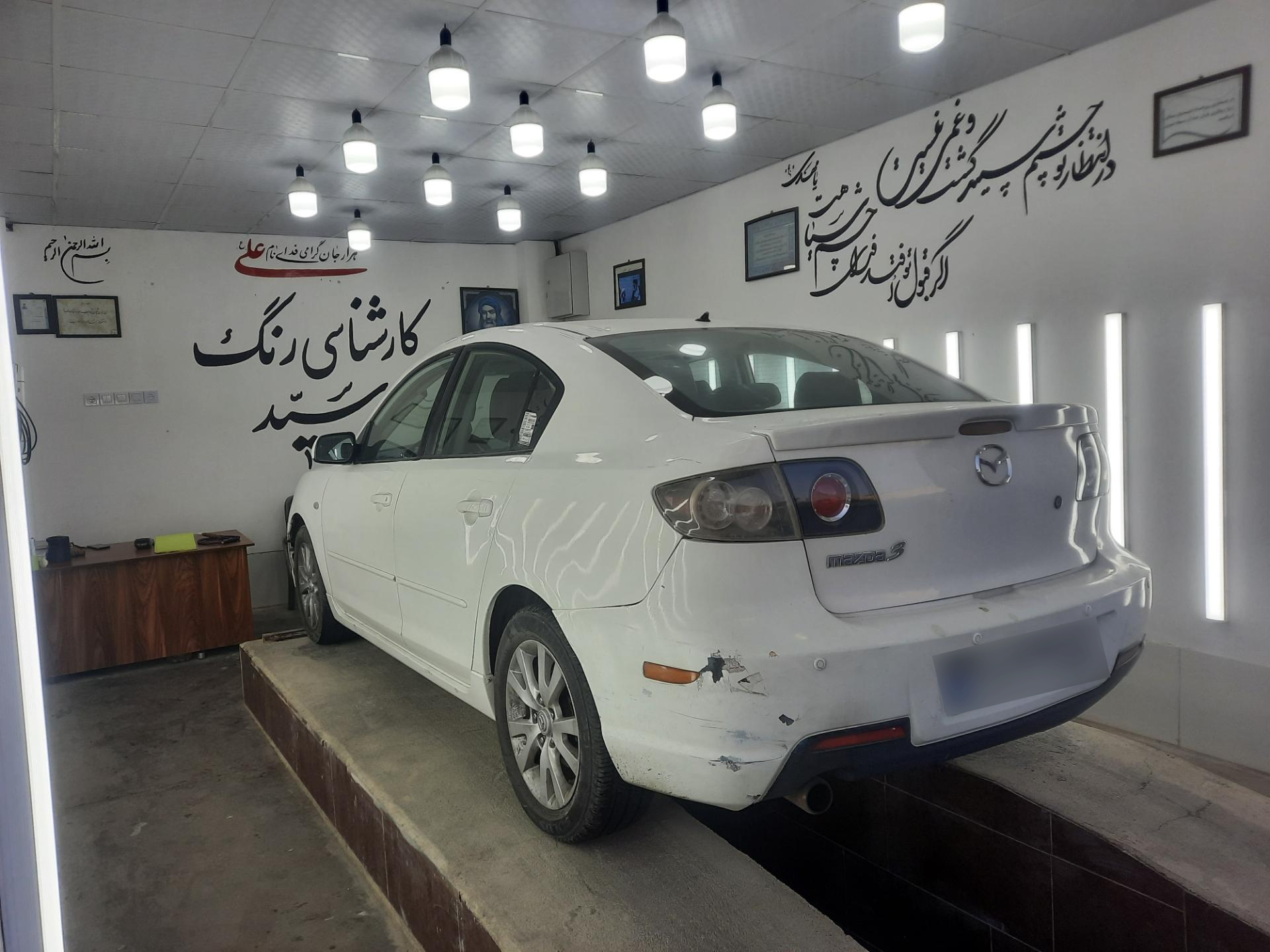 عکس کارشناسی رنگ اتومبیل سید