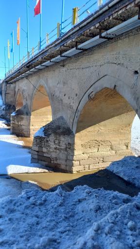 عکس پل تاریخی قاضی زاهد