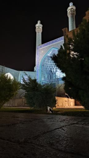 عکس درب تاریخی مسجد جامع عباسی