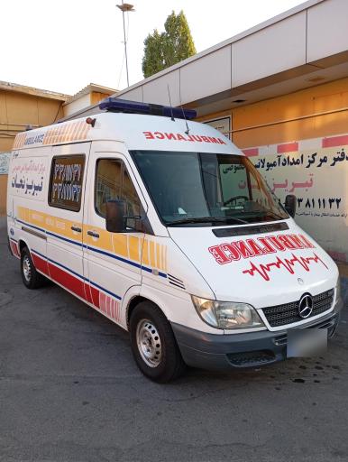 عکس آمبولانس خصوصی تبریز نجات