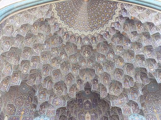 عکس درب تاریخی مسجد جامع عباسی