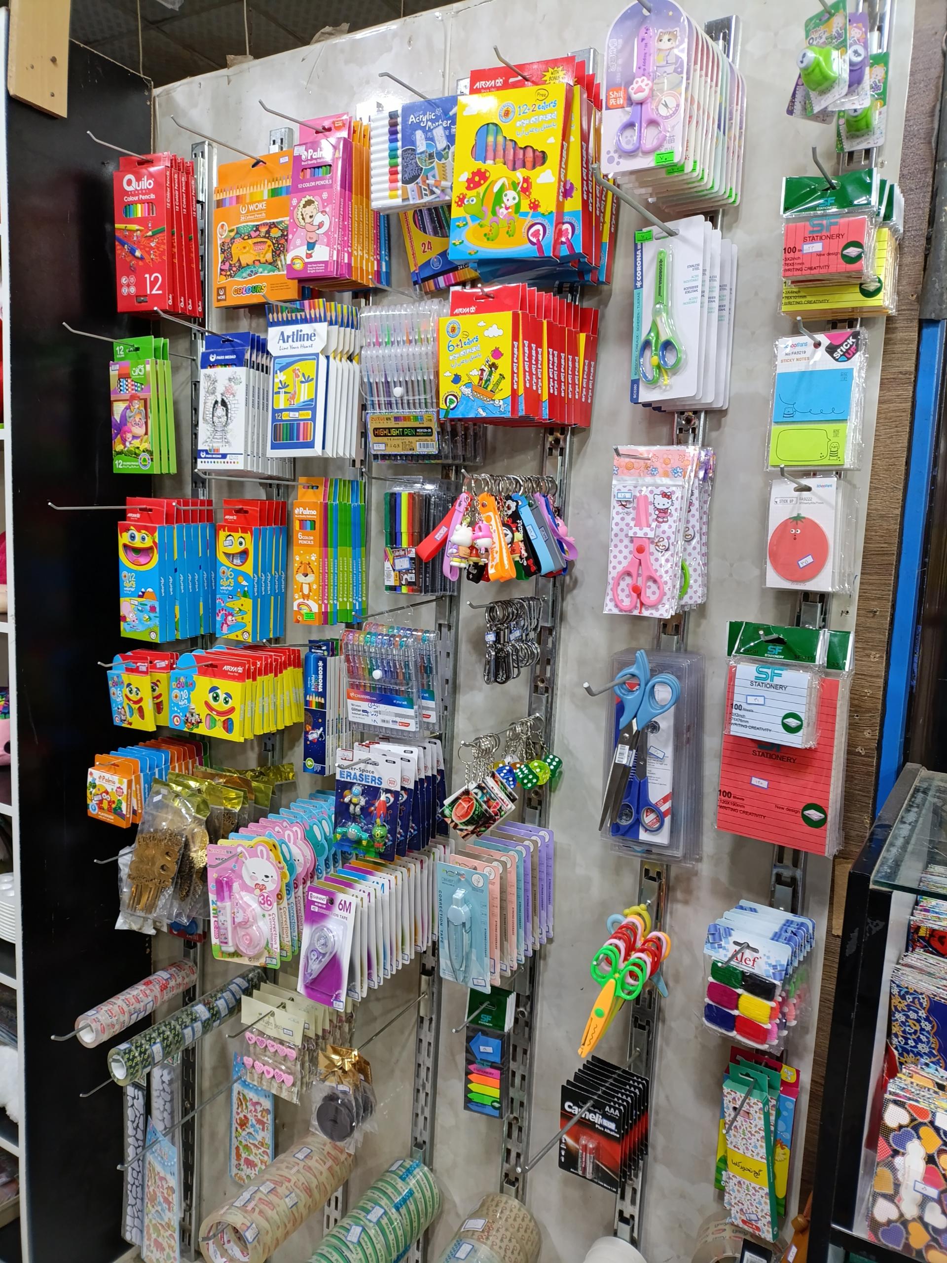 عکس لوازم التحریر رنگین کمان 