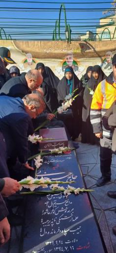 عکس مزار شهدای همدان