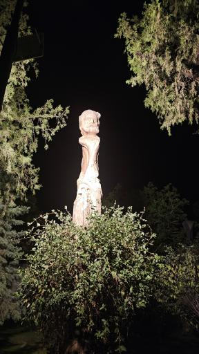 عکس تندیس چوبی خیام