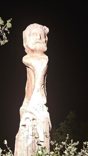 عکس تندیس چوبی خیام