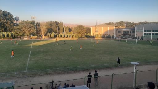 عکس زمین فوتبال چمن نساجی