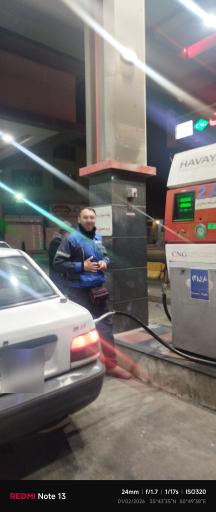 عکس جایگاه ماهدشت بنزین گازوئیل و CNG