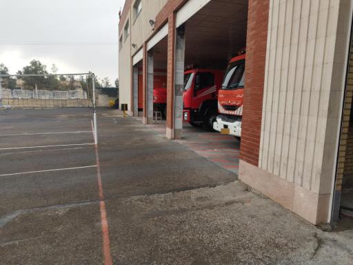 عکس آتش نشانی شهرک صنعتی جی 