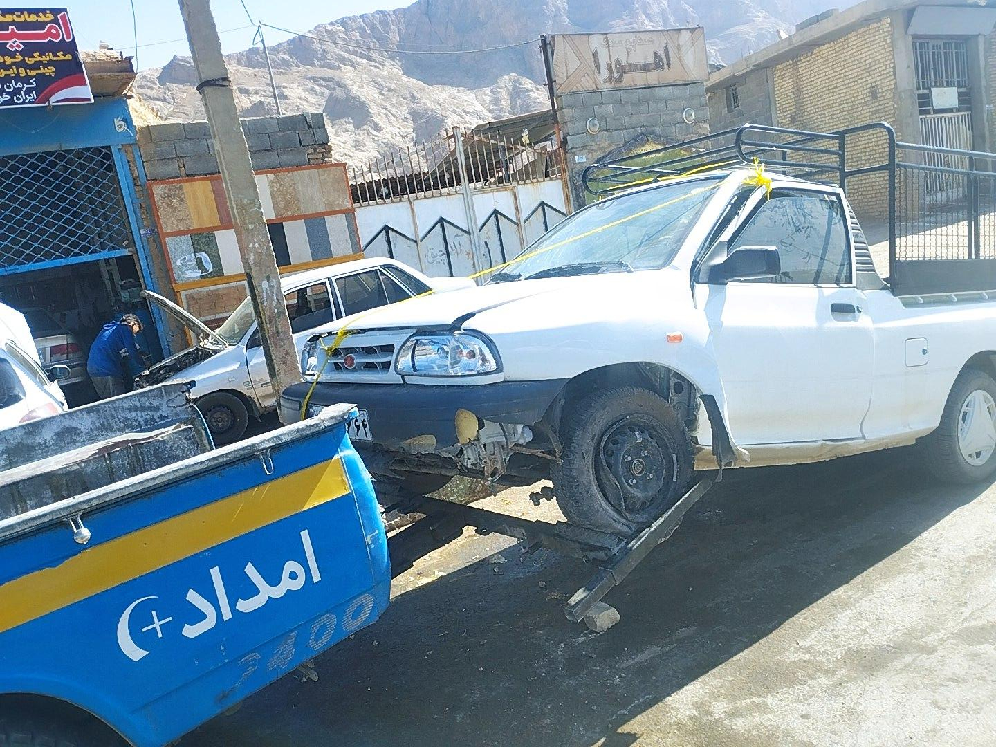 عکس یدک کش و مکانیک شهرضا