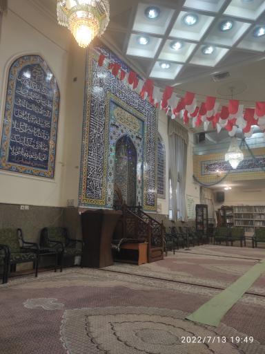 عکس مسجد و حسینیه حسینی