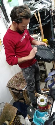 عکس تعمیرات  کیف وکفش هیراد