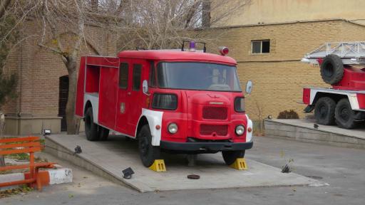 عکس آتش‌نشانی مرکز تبریز