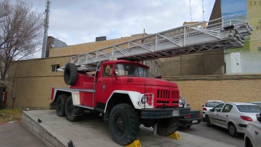 عکس آتش‌نشانی مرکز تبریز