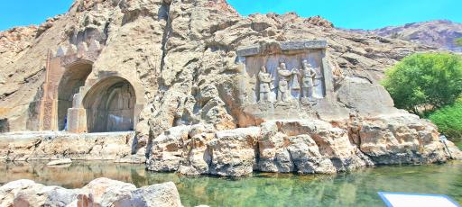 عکس دریاچه پارک شرقی طاقبستان