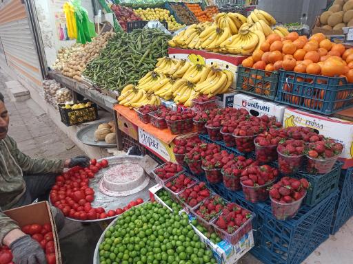 عکس میوه وسبزی فروشی