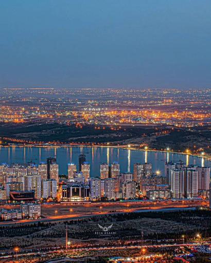 عکس ساحل دریاچه شهدای خلیج فارس