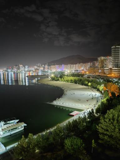 عکس ساحل دریاچه شهدای خلیج فارس