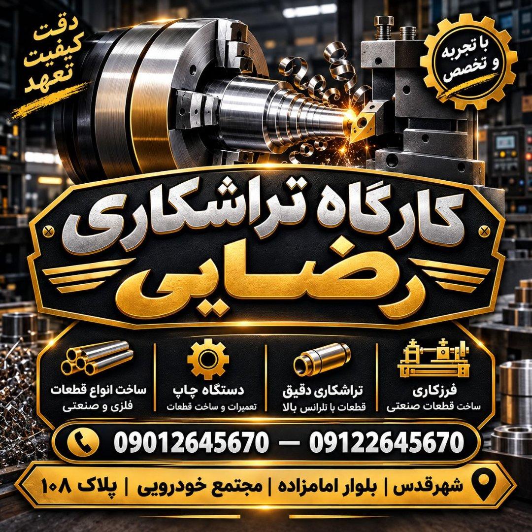عکس تراشکاری رضا