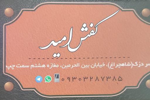 عکس کفش امید 