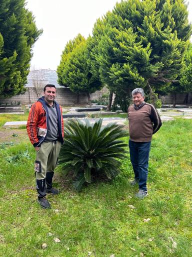 عکس قبرستان بهائیان روستای عربخیل