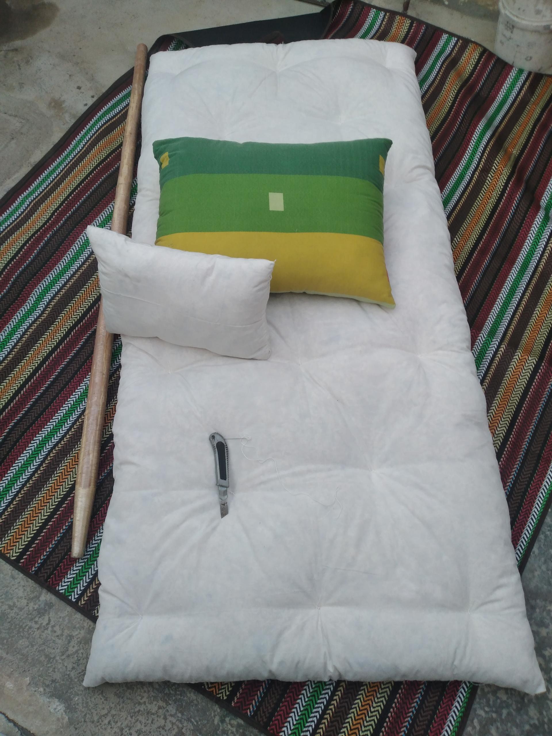 عکس پنبه وپشم زنی با دستگاه و دوخت انواع تشک