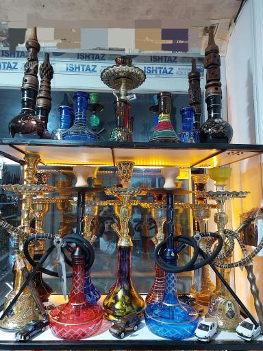 عکس پخش قلیان زغال و تنباکو ایرانیان