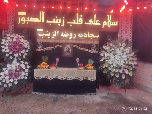 عکس سجادیه روضه الزینب سلام الله علیها 