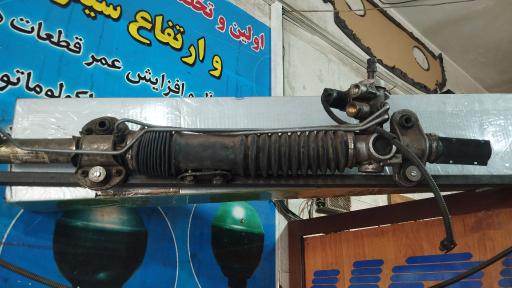 عکس فرمان هیدرولیک و جلوبندی وحید مستوفی