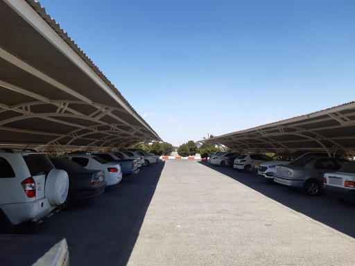 عکس پارکیگ مسقف فرودگاه گرگان