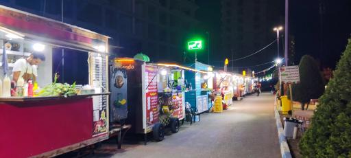 عکس خیابان خوشمزه بابلسر