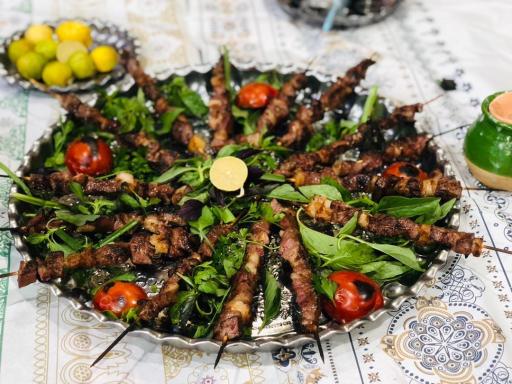 عکس سفره خانه باغ صفا