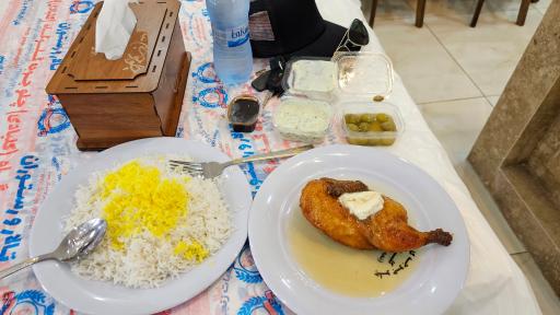 عکس چلو جوجه گلوگاه کلبادی شعبه مرکزی