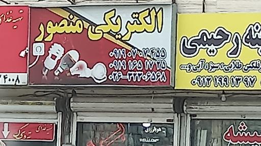 عکس الکتریکی  منصور