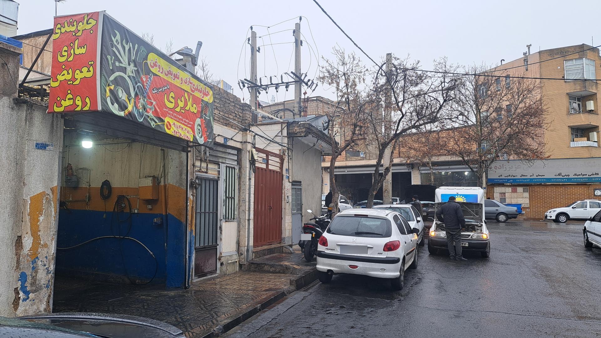 عکس تعمیرات جلوبندی و میزان فرمان خودرو