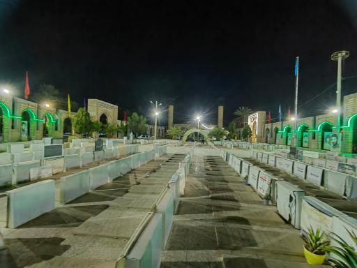 عکس گلزار شهدای رضوان جهرم 