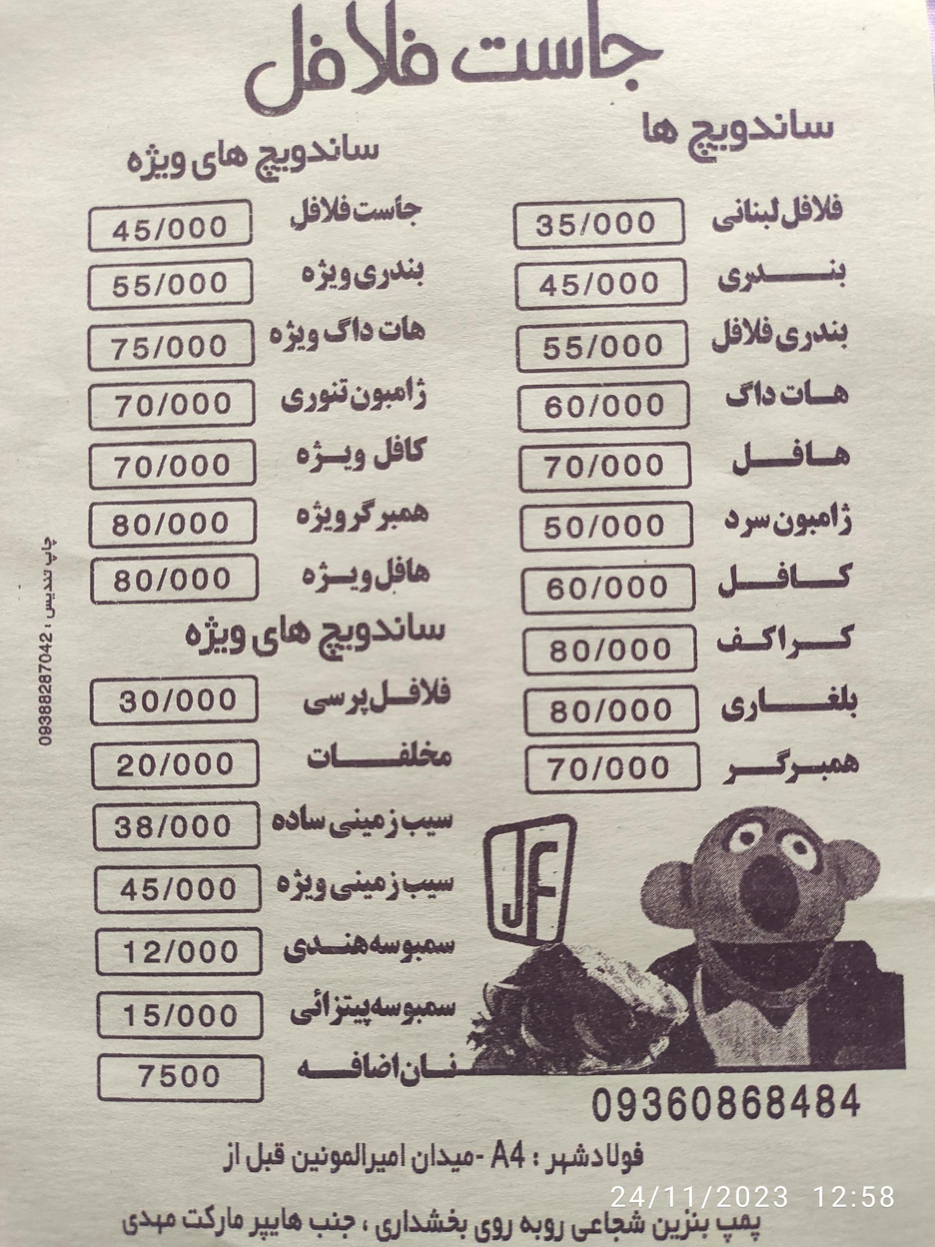 عکس جاست فلافل