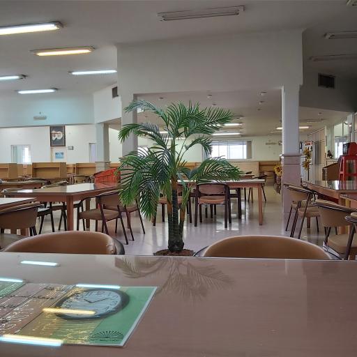 عکس کتابخانه و سالن مطالعه آیت الله ادیب