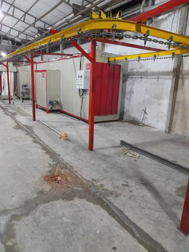 عکس کوره و تجهیزات رنگ پودری