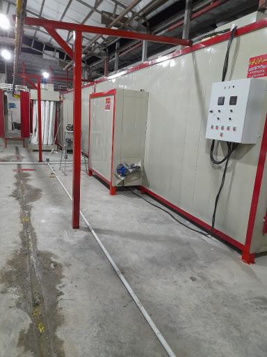 عکس کوره و تجهیزات رنگ پودری