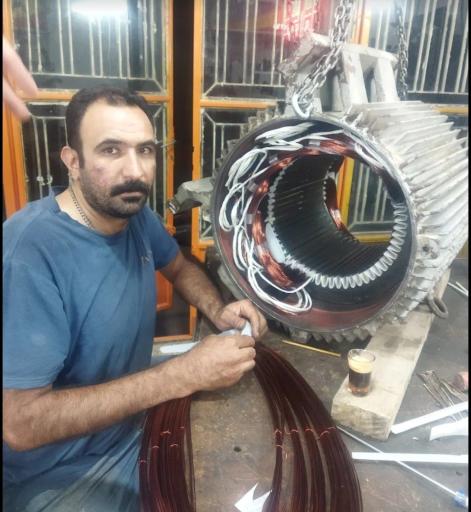 عکس سیم پیچی و الکترو مکانیک فراز 