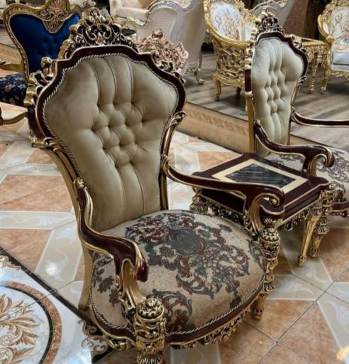 عکس تولید مبل کلاسیک وابزاری وسترن چوب