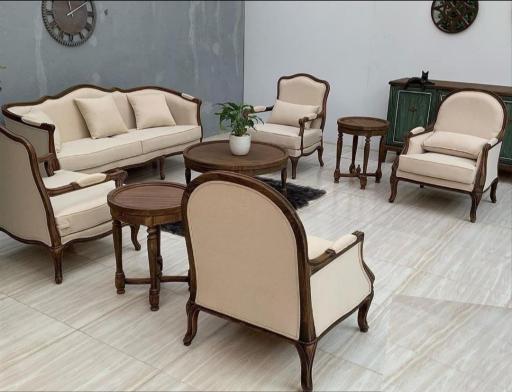 عکس تولید مبل کلاسیک وابزاری وسترن چوب