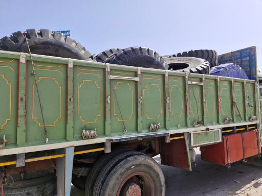 عکس معدن راه لاستیک ستاری لاستیک لودر گریدر کمپرسی