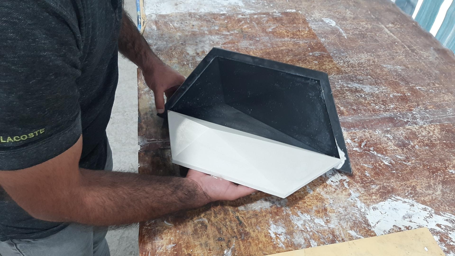 عکس تولیدی سنگ مصنوعی سپید (سنگ سازان سپیدرود)