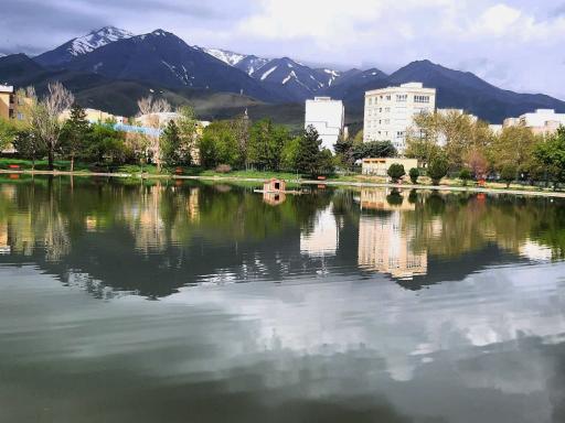 عکس دریاچه مصنوعی دانشگاه