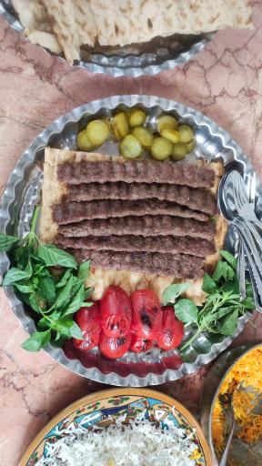 عکس چلو کباب شمس